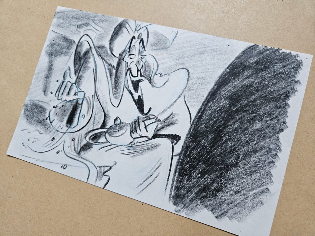 Daan Jippes / Walt Disney Studios - 1 Original storyboard drawing - Aladdin - Jafar - 1992 #2.1