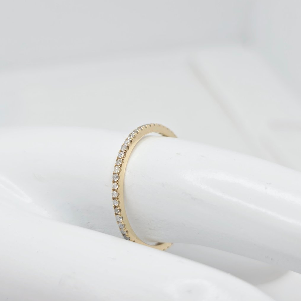 Nincs minimálár - Gyűrű - 14 kt. Sárga arany - 0.27ct. tw. Gyémánt (Természetes) #1.0