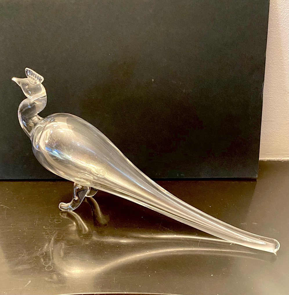 Val Saint Lambert - Φιγούρα μινιατούρα - Vogel, mond geblazen - Κρύσταλλο #1.0
