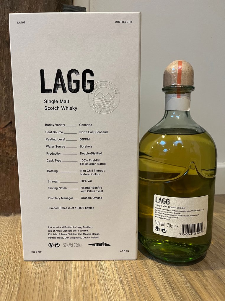 Lagg Inaugural Release 2022 Batch 1 - Ex-Bourbon Cask  - 70cl #1.0