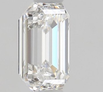 1 pcs 钻石 (天然) - 0.84 ct - 祖母绿 - F - VVS1 极轻微内含一级 - 美国宝石研究院(GIA) #1.0