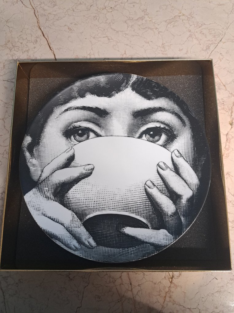 Piero Fornasetti - Πιάτο - Πορσελάνη - Θέμα και παραλλαγές #1.0