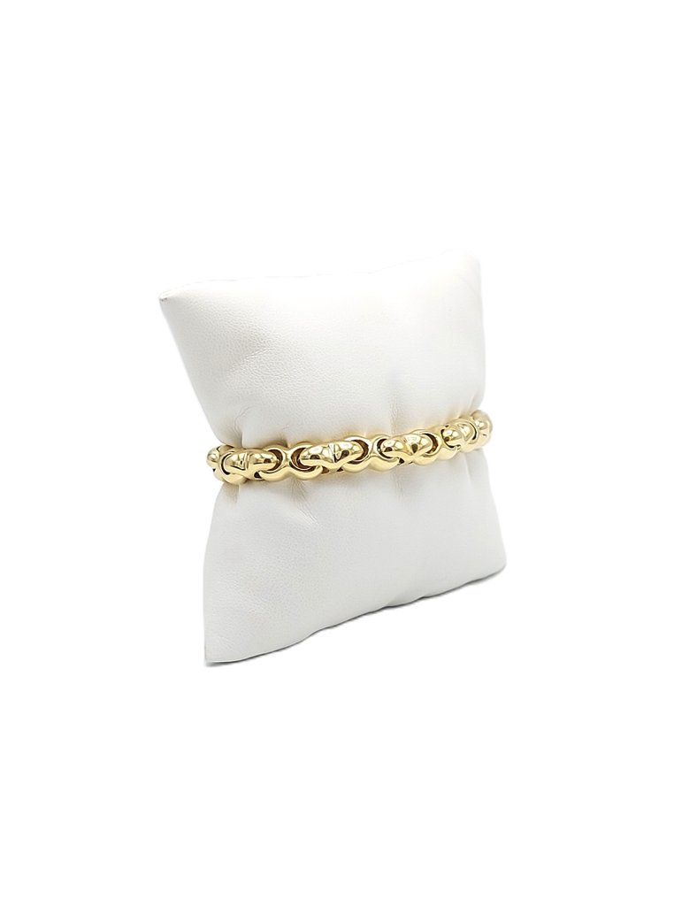 手镯 - 18K包金 黄金, 白金 #3.2