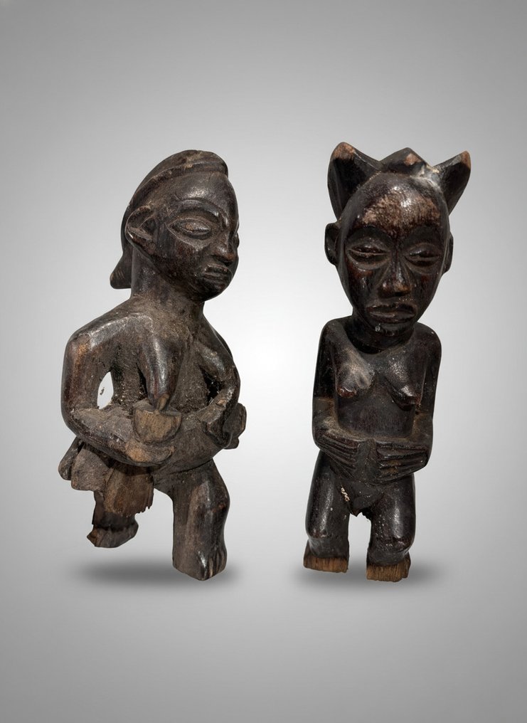 Statuetta - Mbala e Chokwe - Congo (Senza Prezzo di Riserva) #1.0