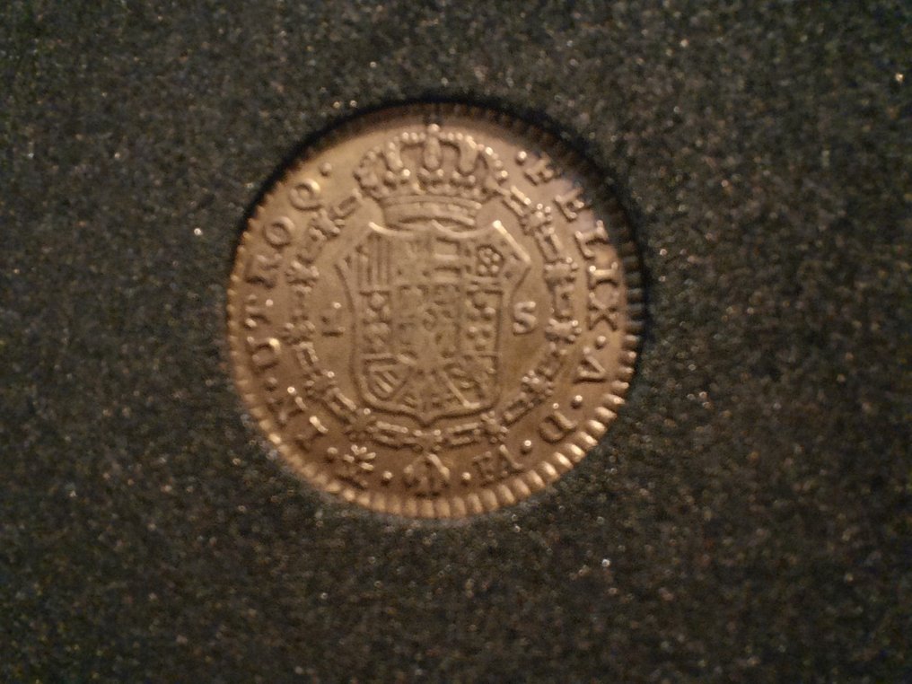 Spain. Carlos IV. 1 Escudo 1801 Madrid FA (No reserve price) #3.2