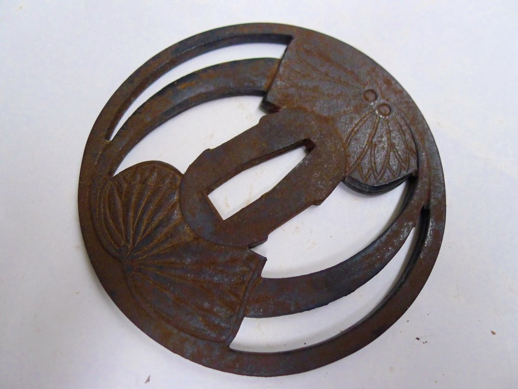 美丽的透空青叶大铁甲 - 日本 - Late 20th century #4.3