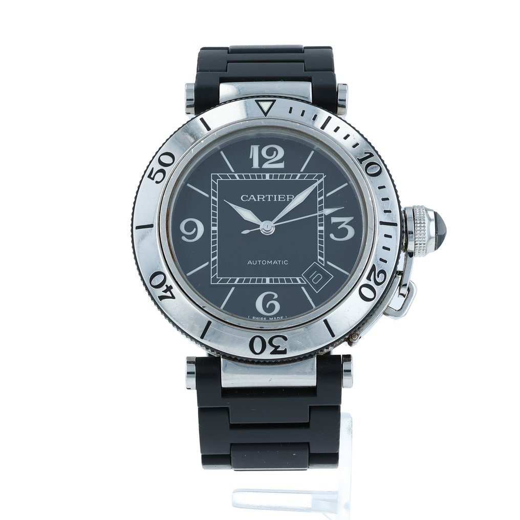 Cartier - Pasha Sea timer Date - No Reserve Price - 2790/W31077U2 - Men - 2009 #1.0