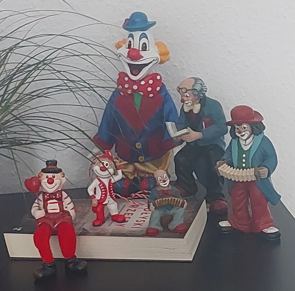 Gilde Handwerk - Statuetta in miniatura - Figurki Gilde Clown i inne (7) - Resina #1.0