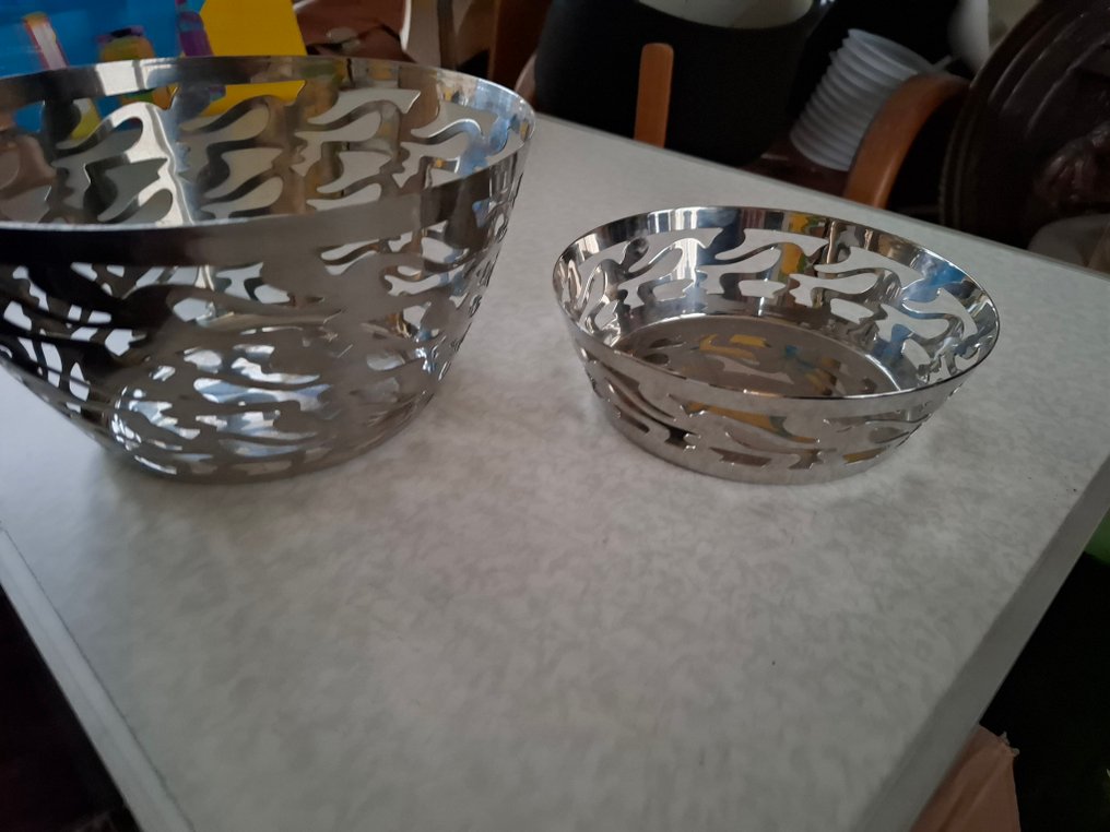 Alessi - Stefano Giovannoni - Servizio di posate (4) - acciaio inossidabile - Piatti di frutta e tovaglioli #3.2