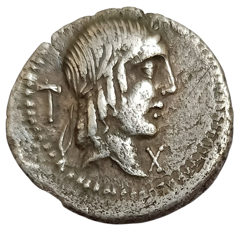 Ρωμαϊκή Δημοκρατία. L. Calpurnius Piso Frugi, 90 BC. Denarius (χωρίς τιμή ασφαλείας) #1.0