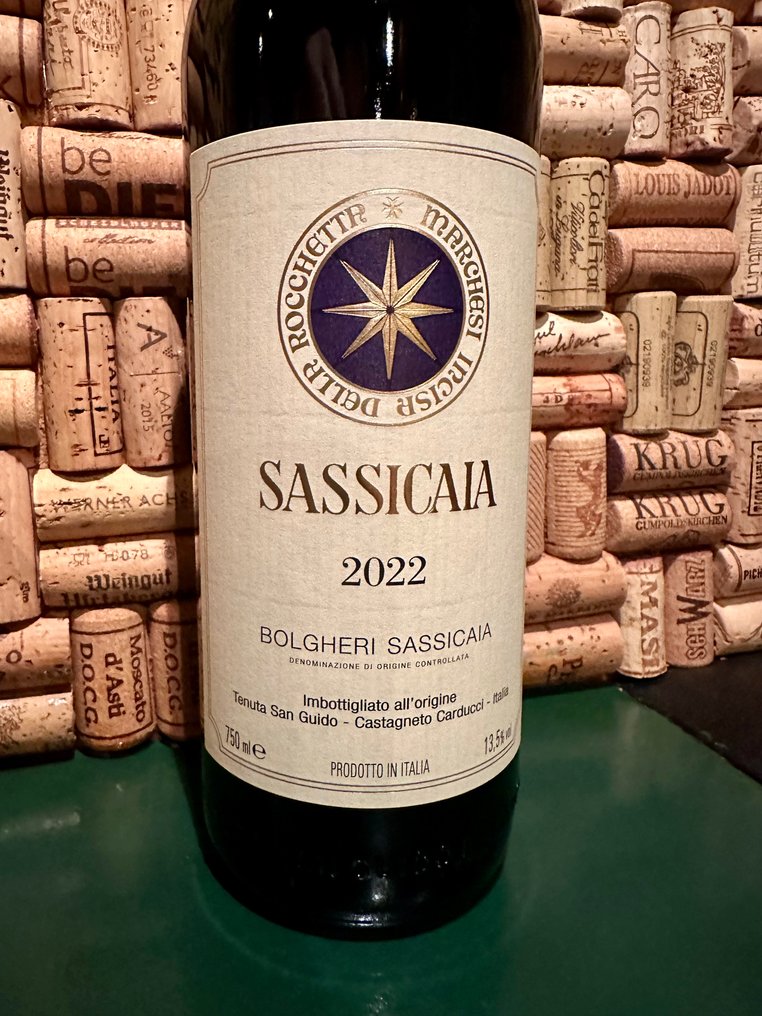 2022 Tenuta San Guido, Sassicaia - Super Tuscans - 1 Bottle (0.75L) #2.1