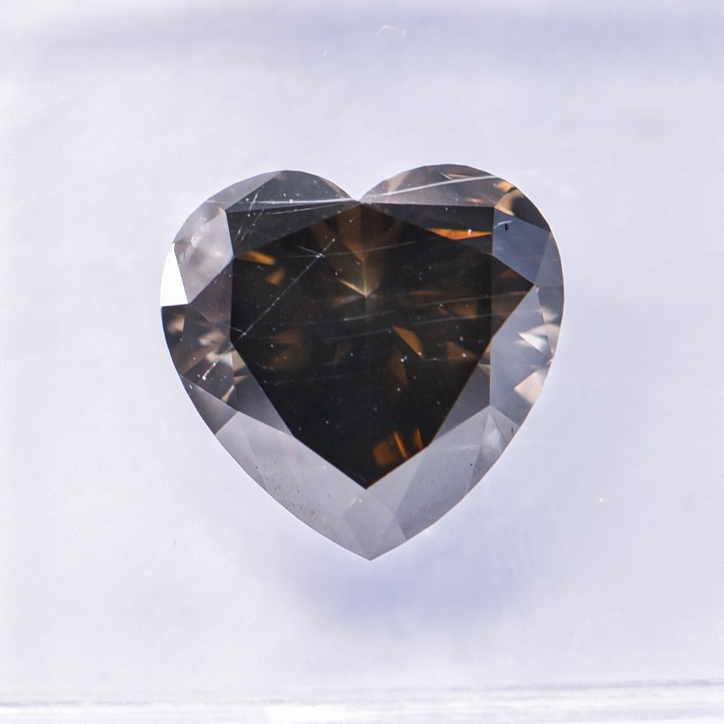 Ei pohjahintaa - 1 pcs Timantti  (Luonnonvärinen)  - 2.05 ct - Sydän - Fancy dark Vihertävä Harmaa - SI2 - Kansainvälinen gemologinen instituutti (IGI) - VG VG #2.1