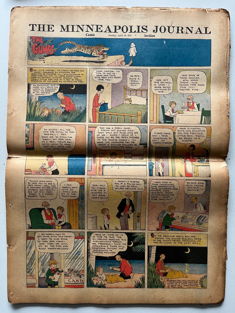 The Gumps - Skeets, Reg'lar Fellers and others - 350 Newspaper pages & strips - 1926/1941 #1.0