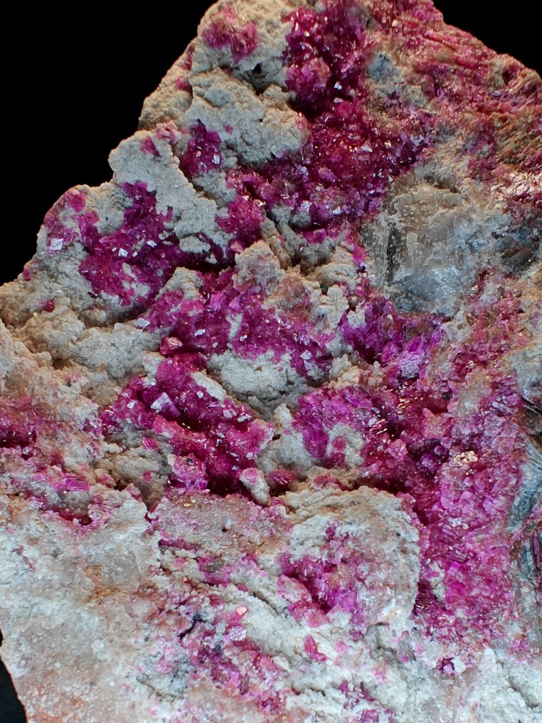 Cobaltoan Calcite & Malachite Crystals on matrix - Height: 7 cm - Width: 7 cm- 326 g #1.0