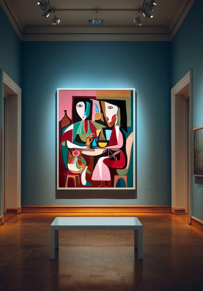 E. Pérez Lezcano - “Alquimia de Figuras Gemelas” XL ( No Reserve) #4.3