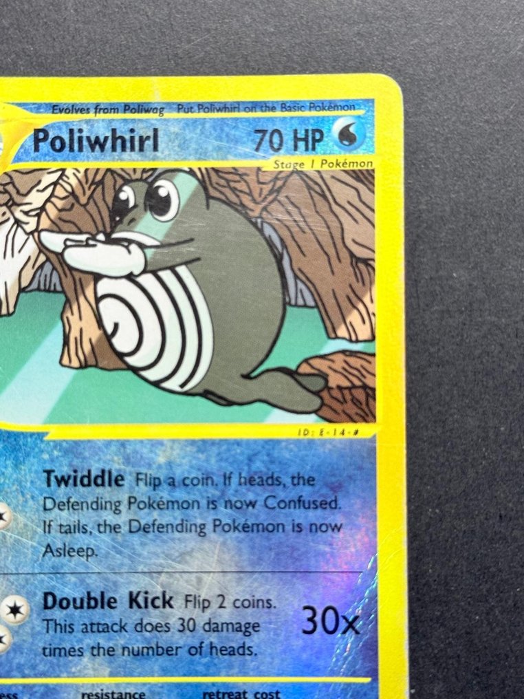 Pokémon - 8 Card - Poliwhirl, Nidorina, Growlithe, Forretress, Machop, Houndour, Voltorb, Mantine Reverse holo - WOTC - Skyridge #2.1