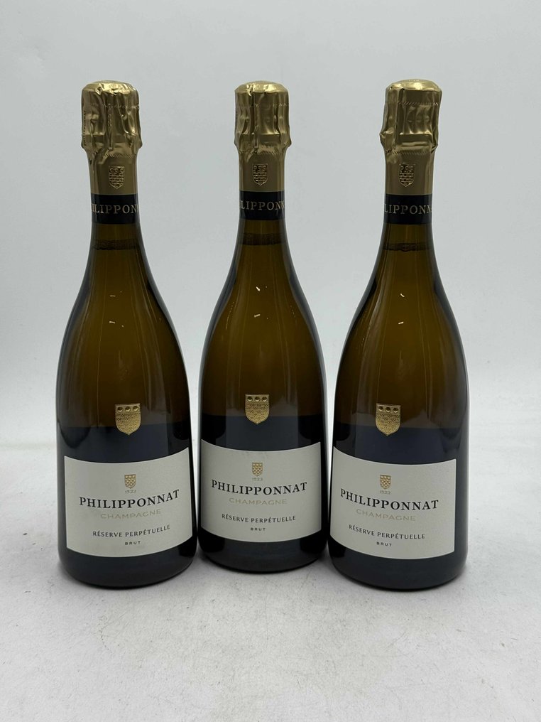 Philipponnat, Réserve Perpétuelle Brut - Champagne Brut - 3 Flaske (0,75L) #1.0