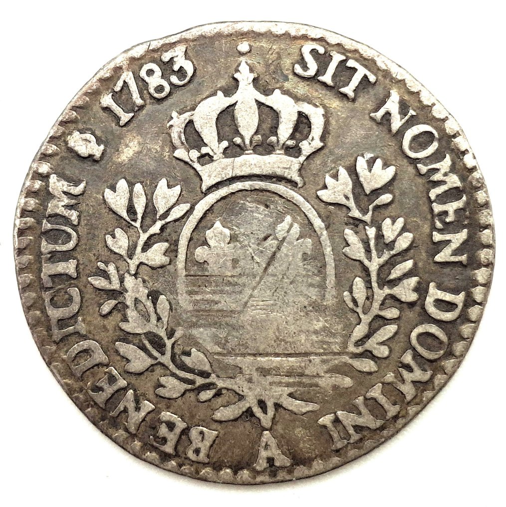 França. Luís XVI (1774-1792). 1/10 Écu 1783-A, Paris (Sem preço de reserva) #1.0