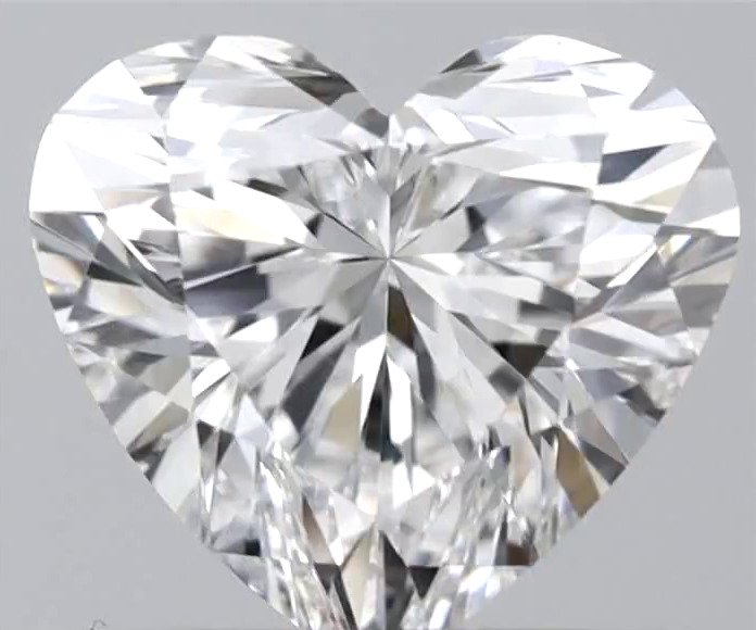 没有保留价 - 1 pcs 钻石 (天然) - 0.55 ct - 心形 - D (无色) - IF - 美国宝石研究院(GIA) - *EX VG* #1.0