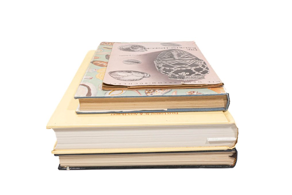 Dr. Maria Schilder / Joyce Allan / Felix Lorenz Jr., Alex Hubert / C.M. Burgess - Buchbundle: Die Kaurischnecke / Cowry Shells of World Seas / A Guide to Worldwide Cowries / Burgess' - 1952-1993 #3.2