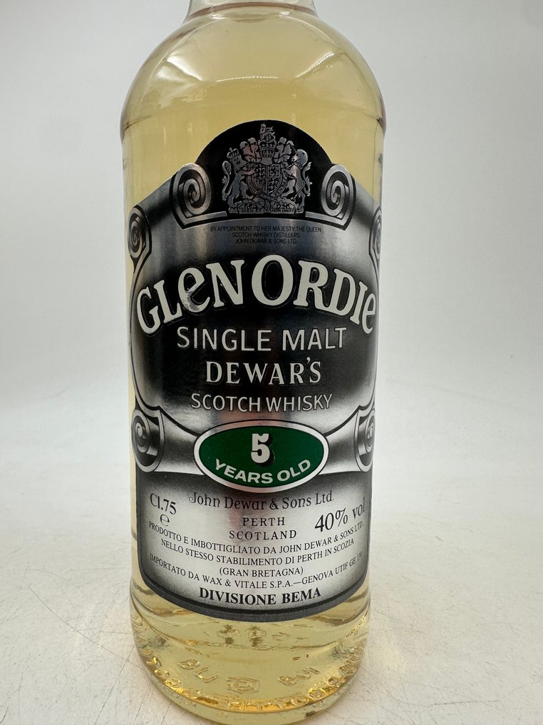 Glenordie 5 years old Single Malt - John Dewar & Sons - b. Anni ‘80 - 75cl #2.1