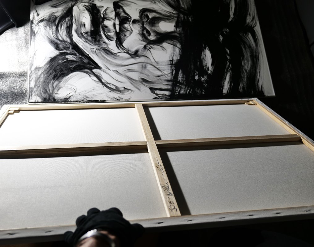 D. Witschkanow - ► “Gigantic abstract obliteration of the last three portraits - Erotic smoke" № I (XXXL) #2.1