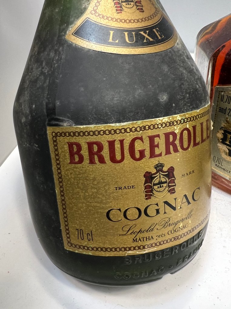 Brugerolle, Renault - VSOP & Luxe + Eclat - b. 1980s - 70cl - 3 bottles #1.0
