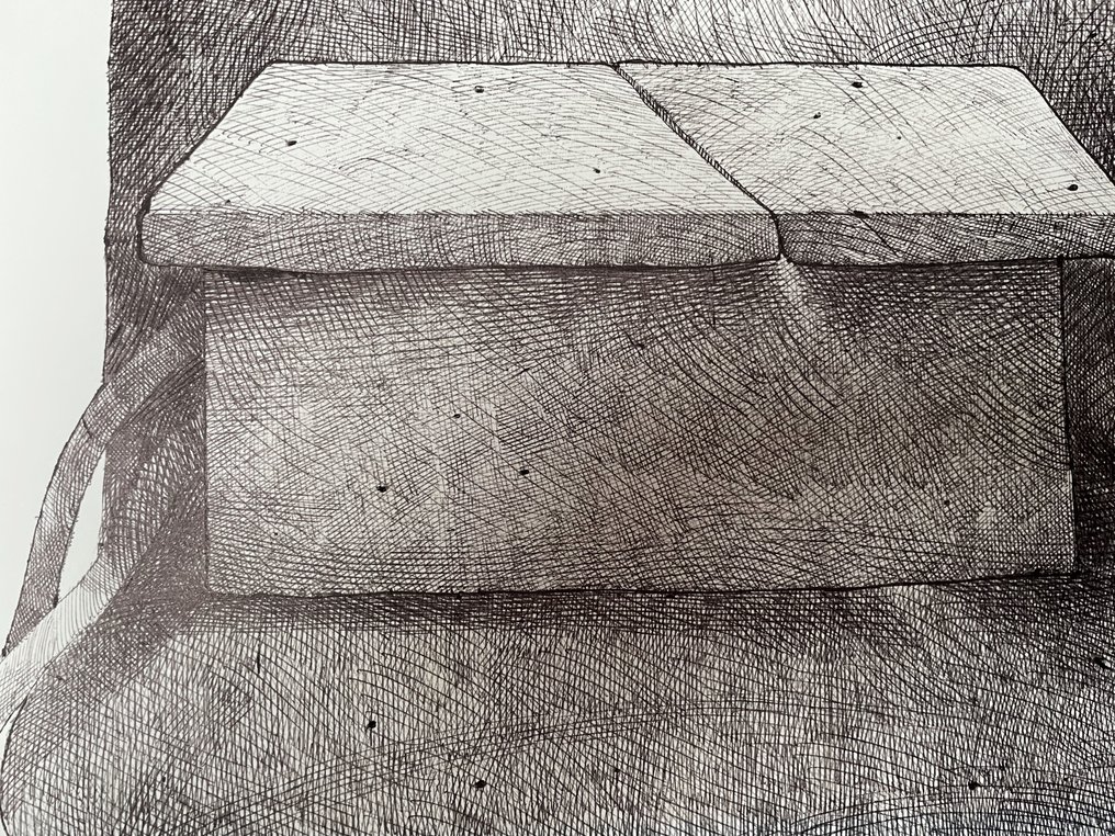 Robustelli, Giovanni - 2 Original drawing - Il Corvo di Pietra - Layla & La Grutta - 2014 #4.3