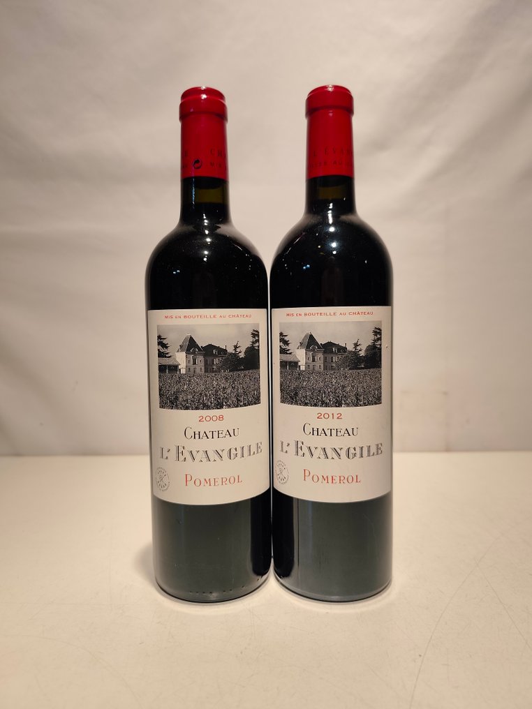2012 & 2008 Chateau L'Evangile - 波美侯 - 2 Bottles (0.75L) #1.0