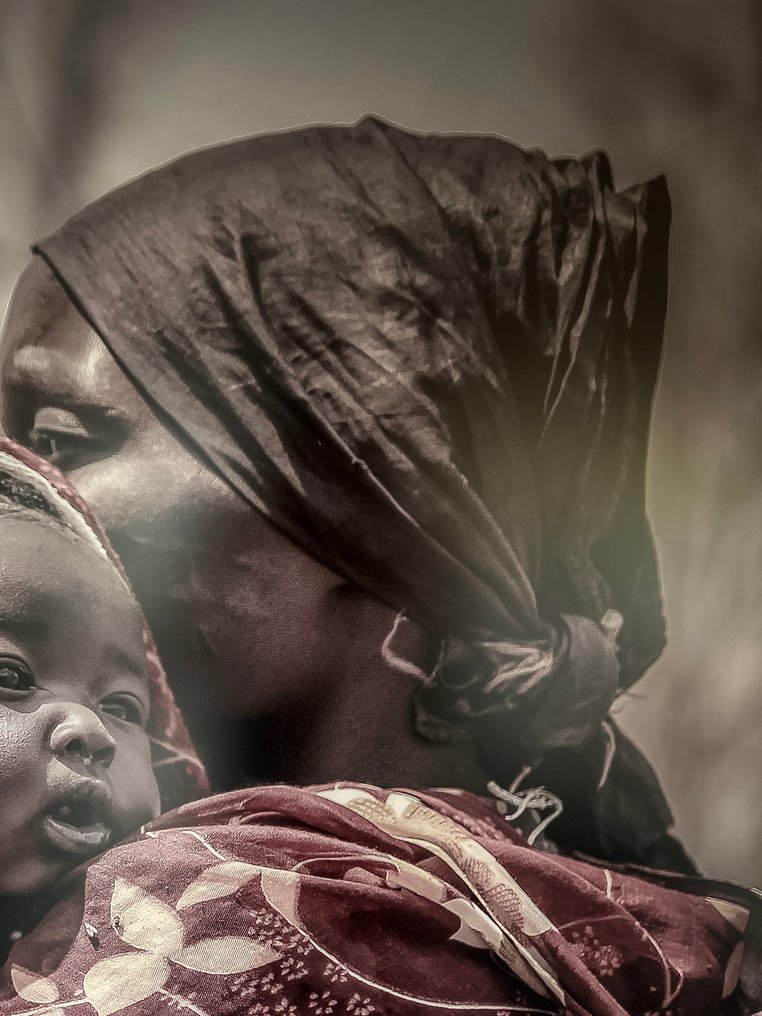 Annegré Bosman - Mother and Child I Refugee Camp South Sudan Batil #4.3