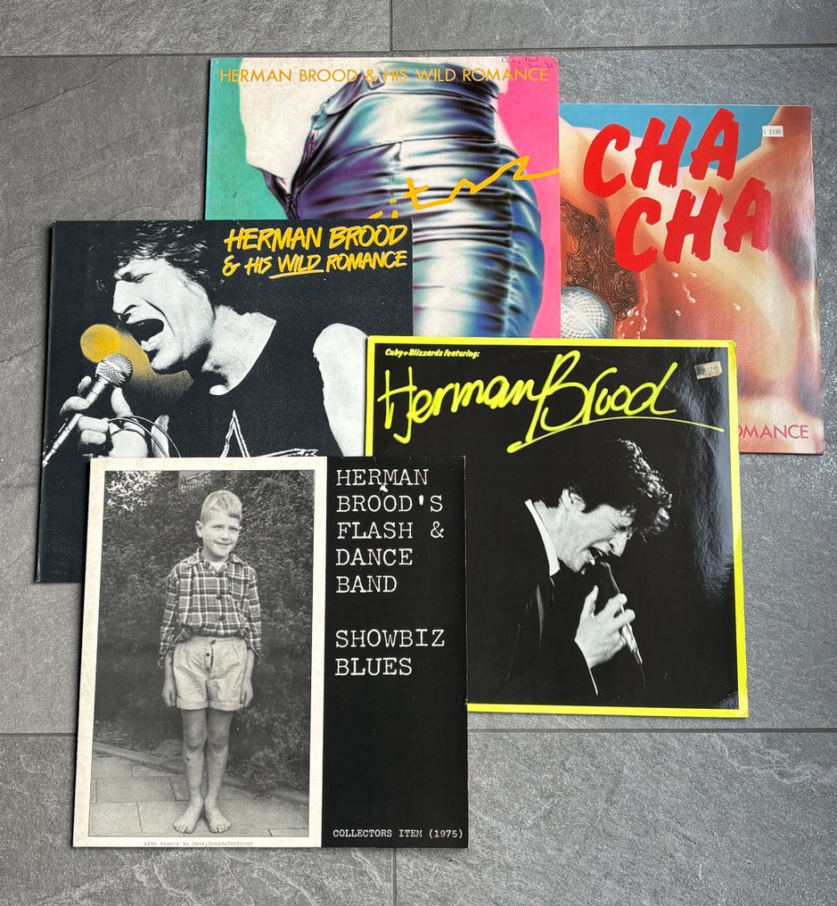 Herman Brood & His Wild Romance - Five albums, three collectables - Multiple titles - LP - 1st Pressing - 1975 #1.0