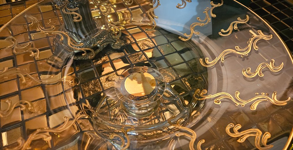 ISMIE LUX - Centrepiece - The largest and heaviest luxury centerpieces ever in gold. - Crystal #2.1