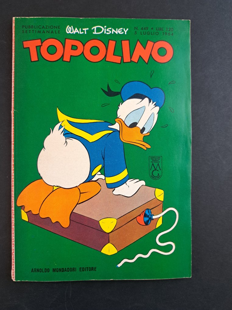 Topolino Libretto n. 449 con Coppa Susy - 1 Comic - 第一版 - 1964 #1.0
