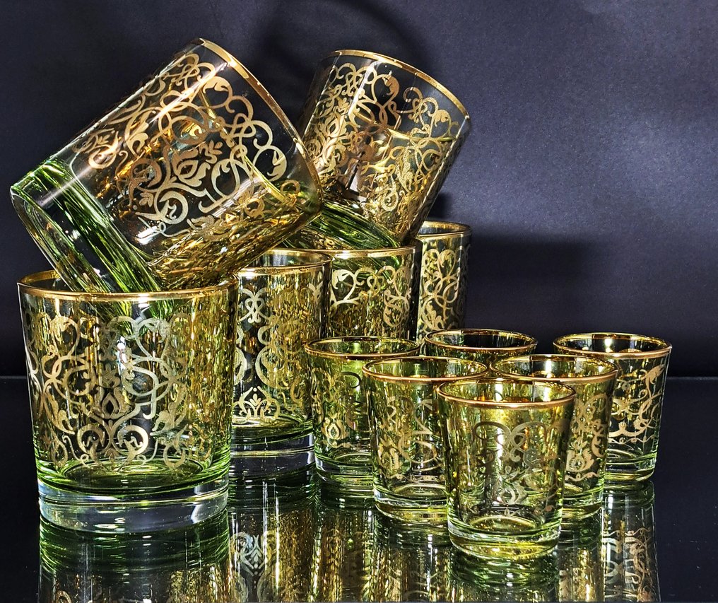 Artemisia - Ποτήρι ζέσεως (12) - Whisky e Shot «Χωρίς άγχος» - Κρύσταλλο, χρυσό 24 καρατίων #2.1