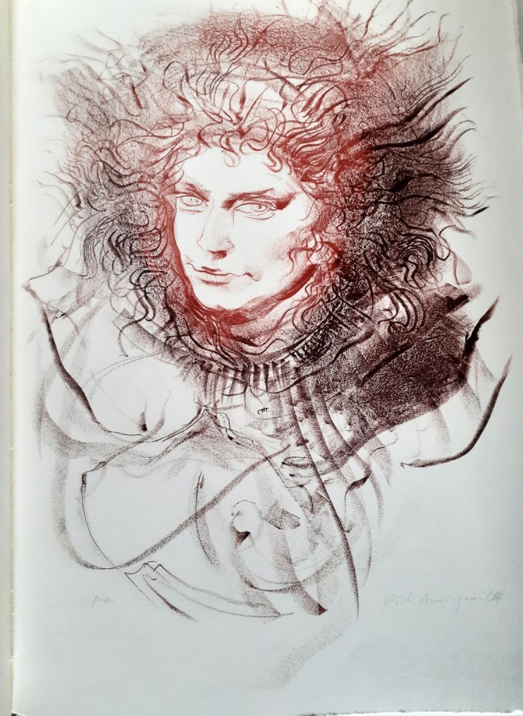 Pietro Annigoni - Erasmo da Rotterdam-Elogio della follia - 1978 #3.2