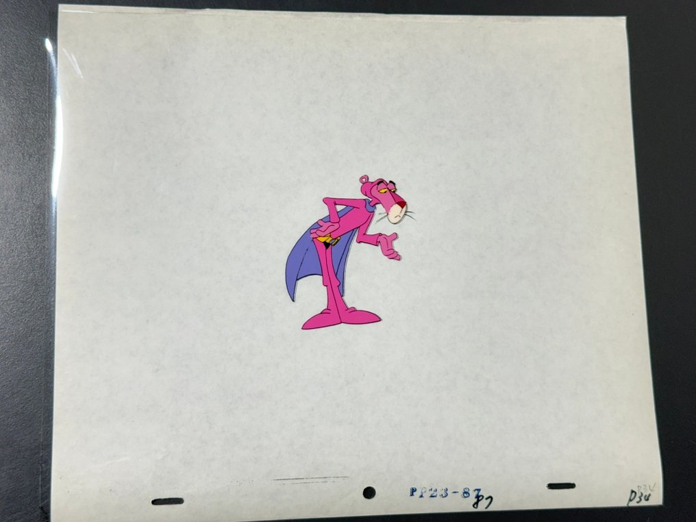 DePatie & Friz Freleng - Original animation cel and drawing of Pink Panther - The Pink Panther Show #2.1