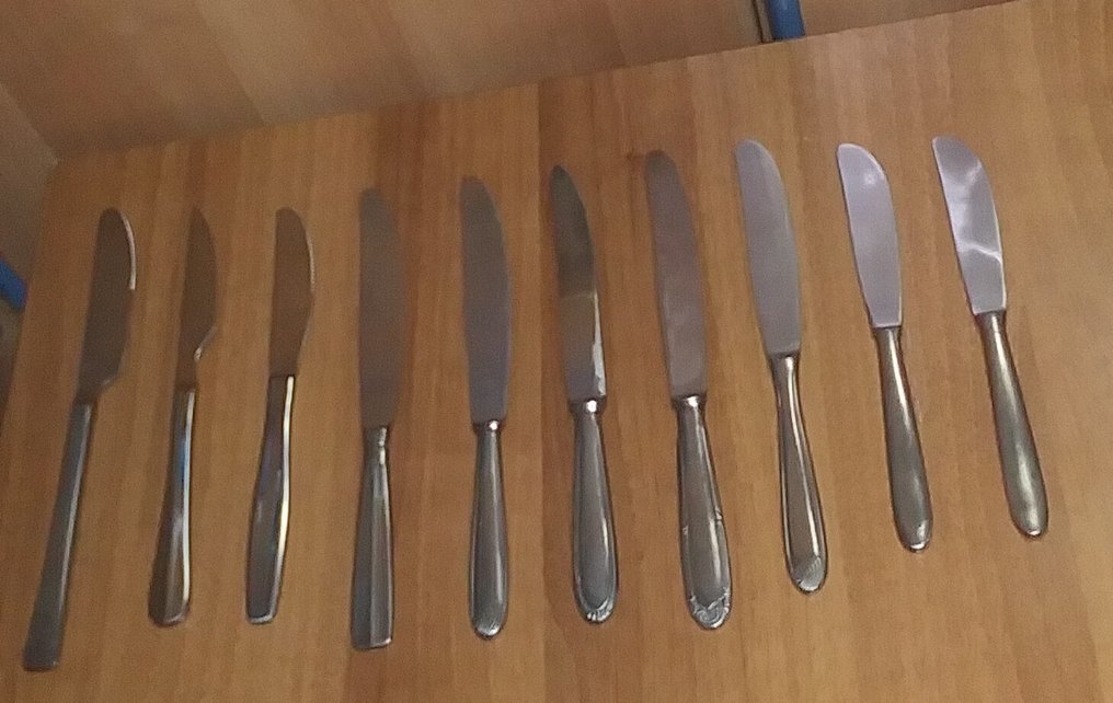 LOTTO COLTELLI - gottinghen comas pinti - Coltello da tavola (20) - gottinghen acciaio inox coltello comas acciaio inox coltello pinti acciaio inox - Acciaio #3.2