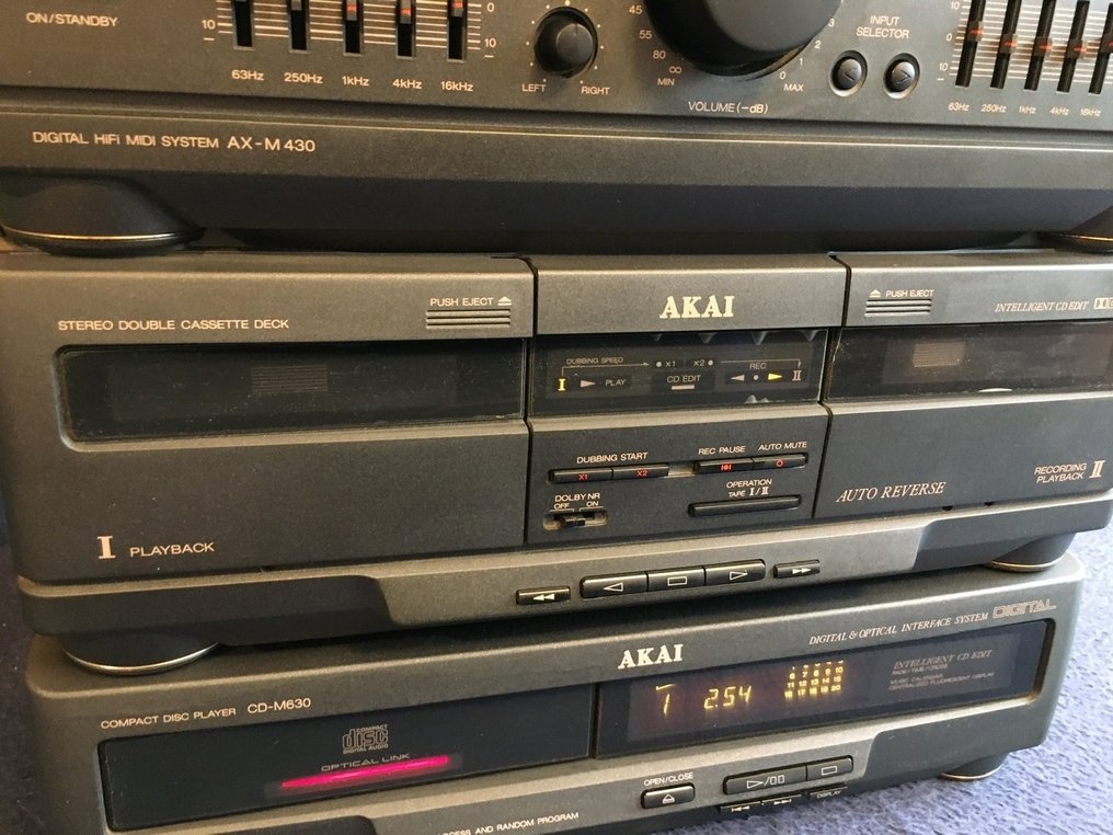 Akai - AX-M430  CD-M630 Speaker set #3.2