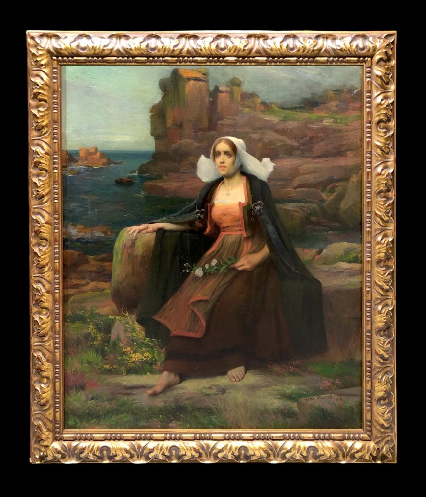 Jean Jacques Baptiste Brunet (1849-1917) - La Bretagne (Allegorie) #2.1