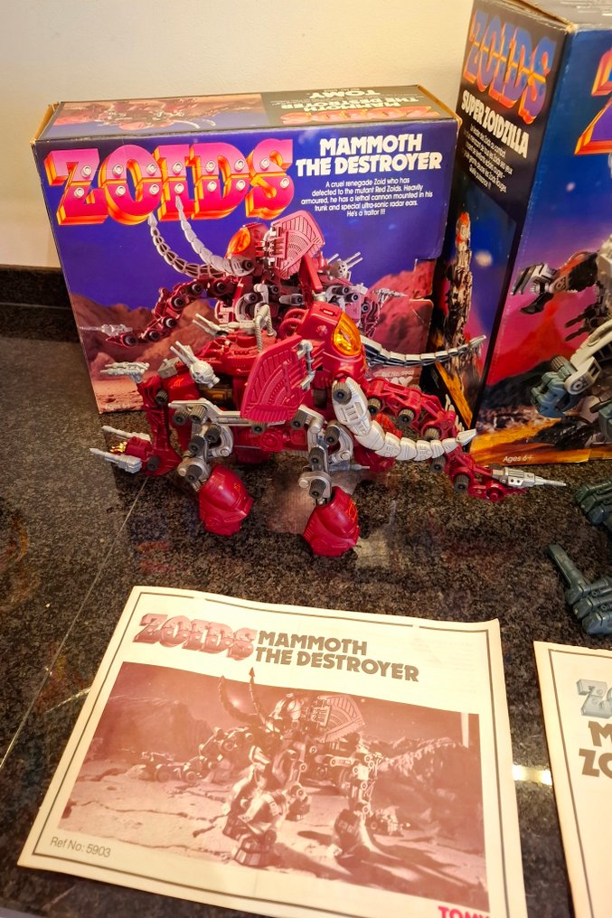 Tomy Zoids 1984 - Tomy Zoids - Figur - Mammoth the destroyer - Plast #4.3