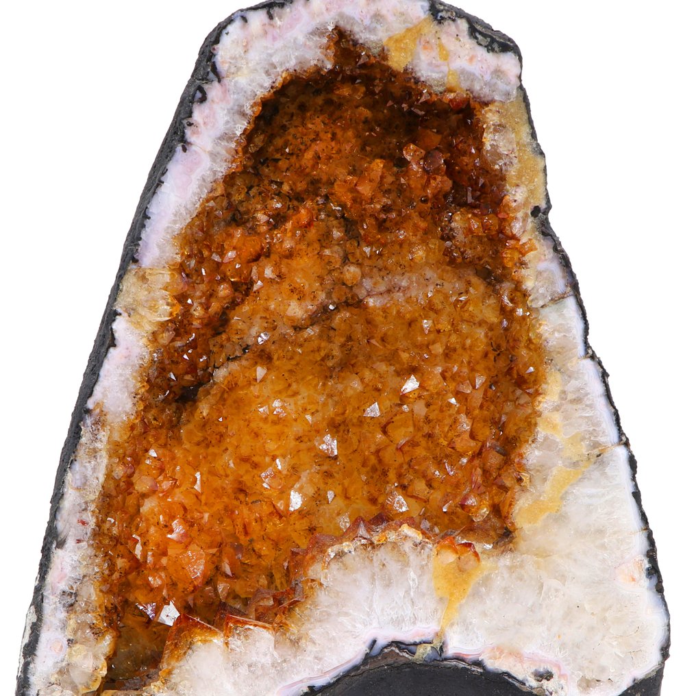 No Reserve - 'Fanta' Orange Citrine - Geode - 30x21x17 cm- 9.7 kg #4.3
