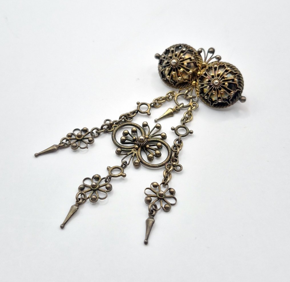 Senza prezzo di riserva - Spilla Argento, Historismus #1.0