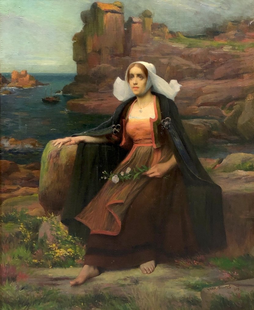 Jean Jacques Baptiste Brunet (1849-1917) - La Bretagne (Allegorie) #1.0