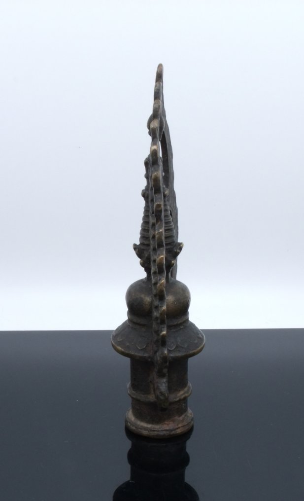 Σαμανική κορυφή ραβδιού - Μπρούντζος - Τιμπετί/Νεπά - 17ος αιώνας #2.1