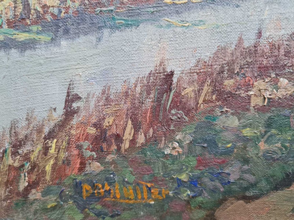 D.B. Sluiter ( 19e eeuw ) - Landschap #2.1