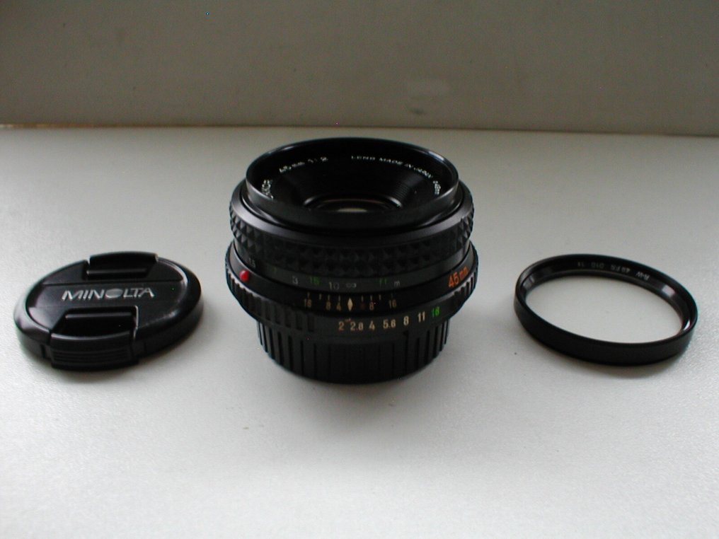 Minolta MD Rokkor 2/45mm | Objectif principal #1.0