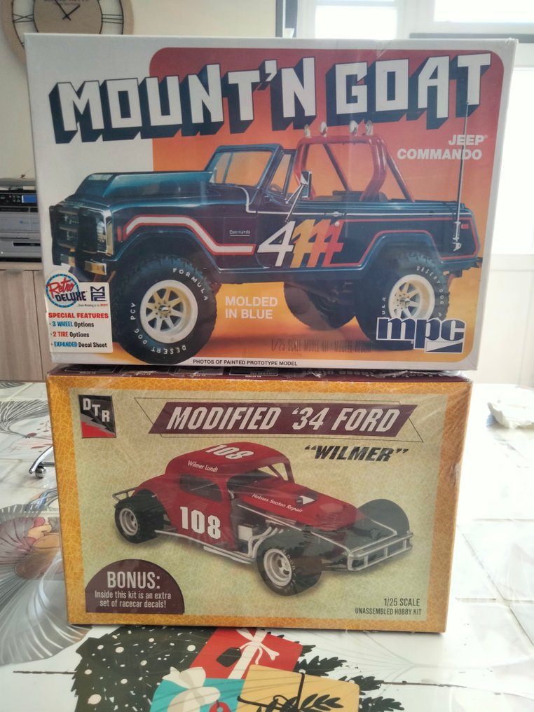 MPC. DTR 1:25 - Αυτοκίνητο μοντελισμού (2) - MPC Mount'n Goat / Modified '34 Ford "Wilmer" #1.0