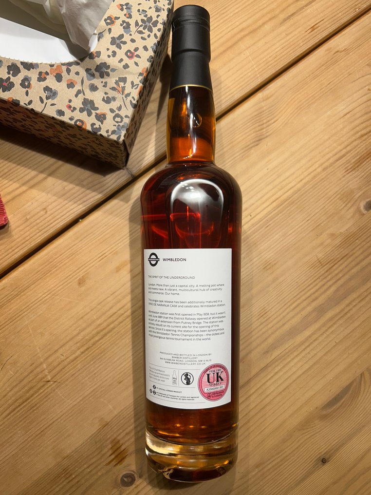 Bimber - Wimbledon - Spirit of the Underground - Vino de Naranja Cask no. 310 - b. 2024 - 70 cl #4.3