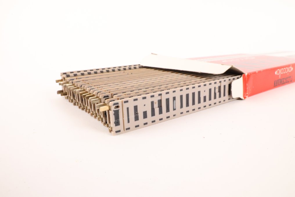 Fleischmann N轨 - 9100 - 模型火车车轨 (57) - Piccolo rechte railstukken 222mm #3.2