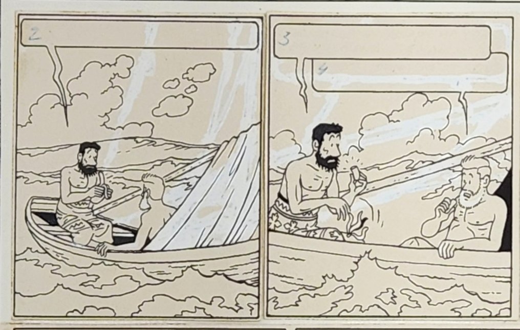 Bob De Moor - 1 Original page - Barelli - Barelli a Nosa Pedina T01 pl31 - 1980 #3.2